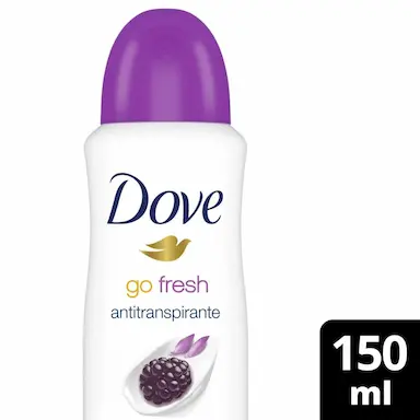 Desodorante Dove Go Fresh Amora e Flor de Lótus Aerossol Antitranspirante com 150ml