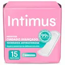 Protetor Diário Intimus Tecnologia Antibacteriana 15 Unidades