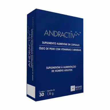 Suplemento Alimentar Andractiv Besins Healthcare com 30 cápsulas