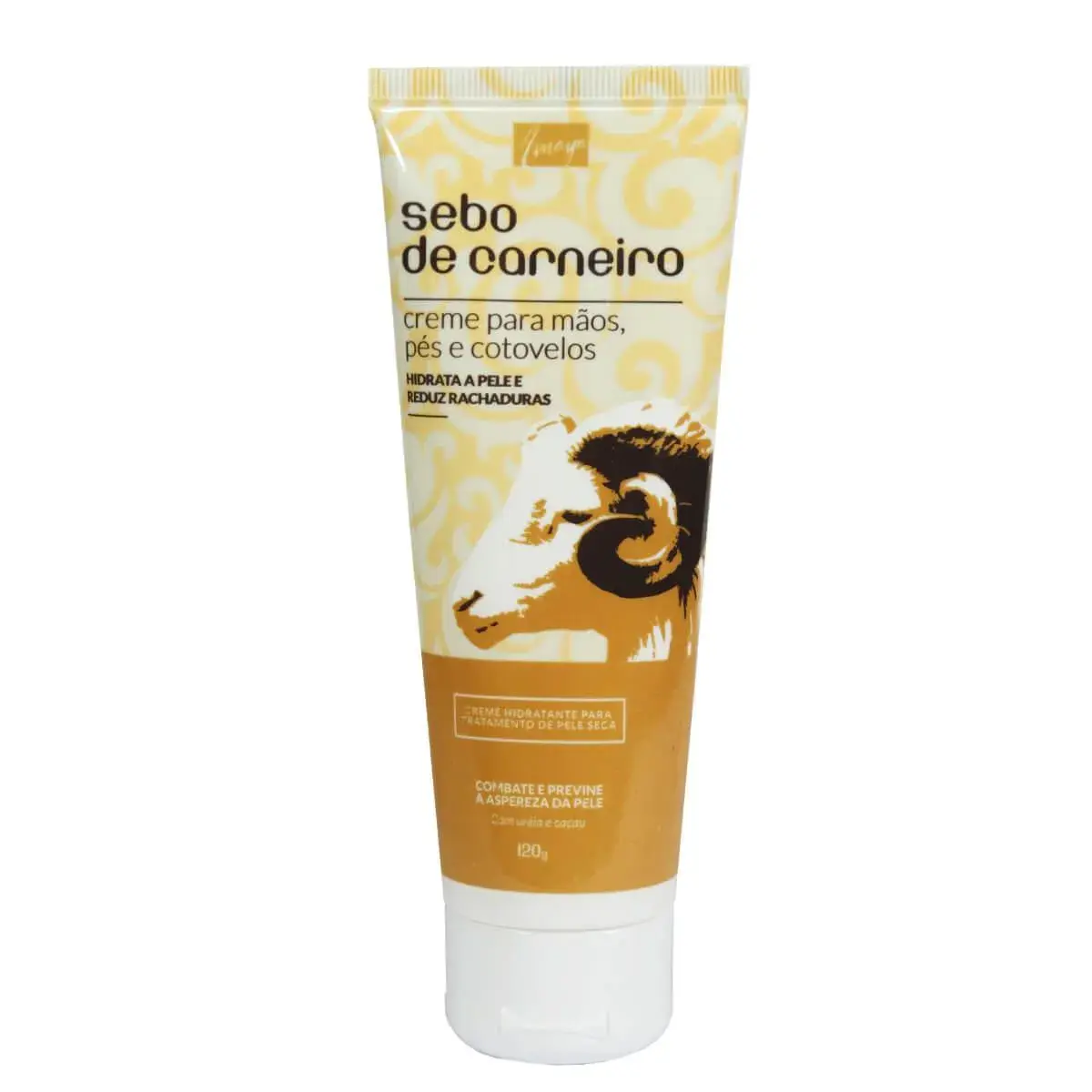 Creme Hidratante para Mãos e Pés Sebo de Carneiro com 120g
