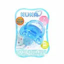 Chupeta Kuka Ortodôntica Soft Azul Fase 2 com 1 unidade