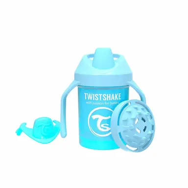 Copo de Treinamento Twistshake Mini Cup Azul 4+ Meses 230ml