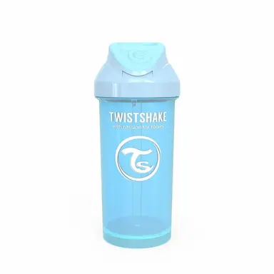 Copo com Canudo Twistshake Straw Azul 6+ Meses com 360ml