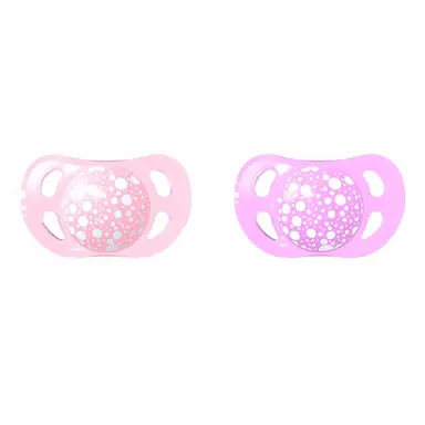 Chupeta Twistshake Rosa e Roxo 0 a 6 meses com 2 unidades