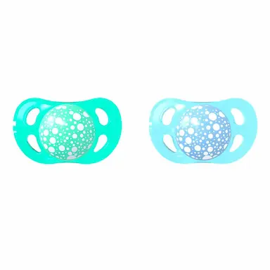 Chupeta Twistshake Verde e Azul 0 a 6 meses com 2 unidades