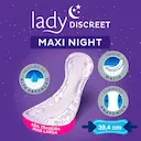 Absorvente Noturno Tena Lady Discreet Maxi Night Incontinência Urinária com 6 unidades