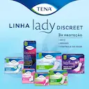 Absorvente Noturno Tena Lady Discreet Maxi Night Incontinência Urinária com 6 unidades
