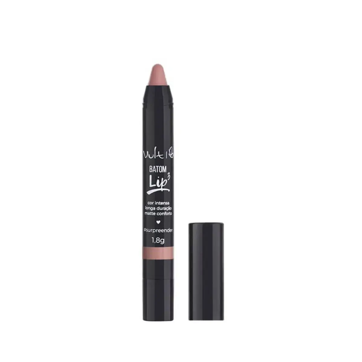 Batom Lápis Vult Matte Lip 3 Cor Surpreender com 1 unidade