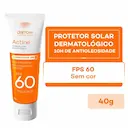 Protetor Solar Facial Sem Cor Actine FPS 60 com 40g