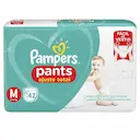 Fralda Pampers Pants Ajuste Total M - 42 Unidades