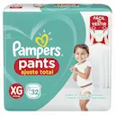 Fralda Pampers Pants Ajuste Total XG - 32 Unidades