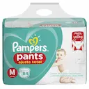Fralda Pampers Pants Ajuste Total M - 84 Unidades