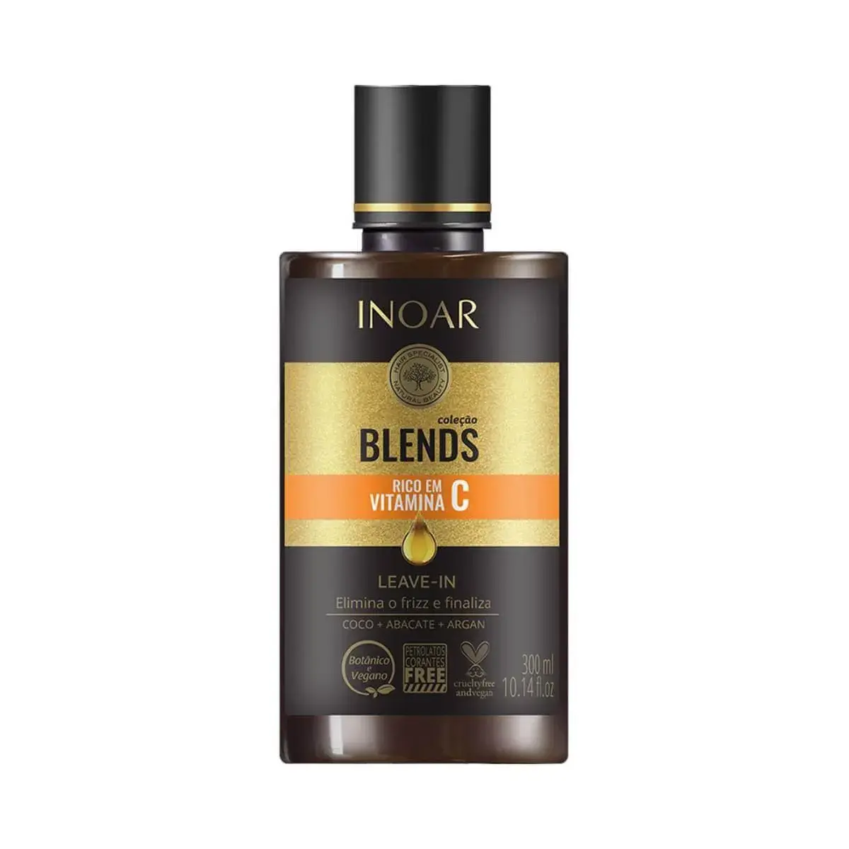 Leave-In Inoar Blends Vitamina C Anti-frizz e Finalizador com 300ml