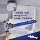 Barbeador Gillette Mach3 Acqua Grip 1 aparelho + 2 cargas