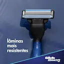 Barbeador Gillette Mach3 Acqua Grip 1 aparelho + 2 cargas