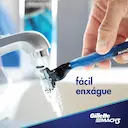 Barbeador Gillette Mach3 Acqua Grip 1 aparelho + 2 cargas