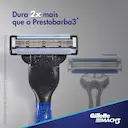 Barbeador Gillette Mach3 Acqua Grip 1 aparelho + 2 cargas