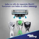 Barbeador Gillette Mach3 Acqua Grip 1 aparelho + 2 cargas