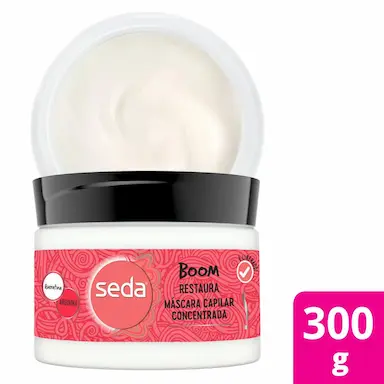 Máscara Capilar Seda Boom Restaura com 300g