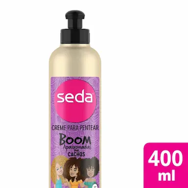 Creme para Pentear Seda Boom Apaixonadas por Cachos com 400ml
