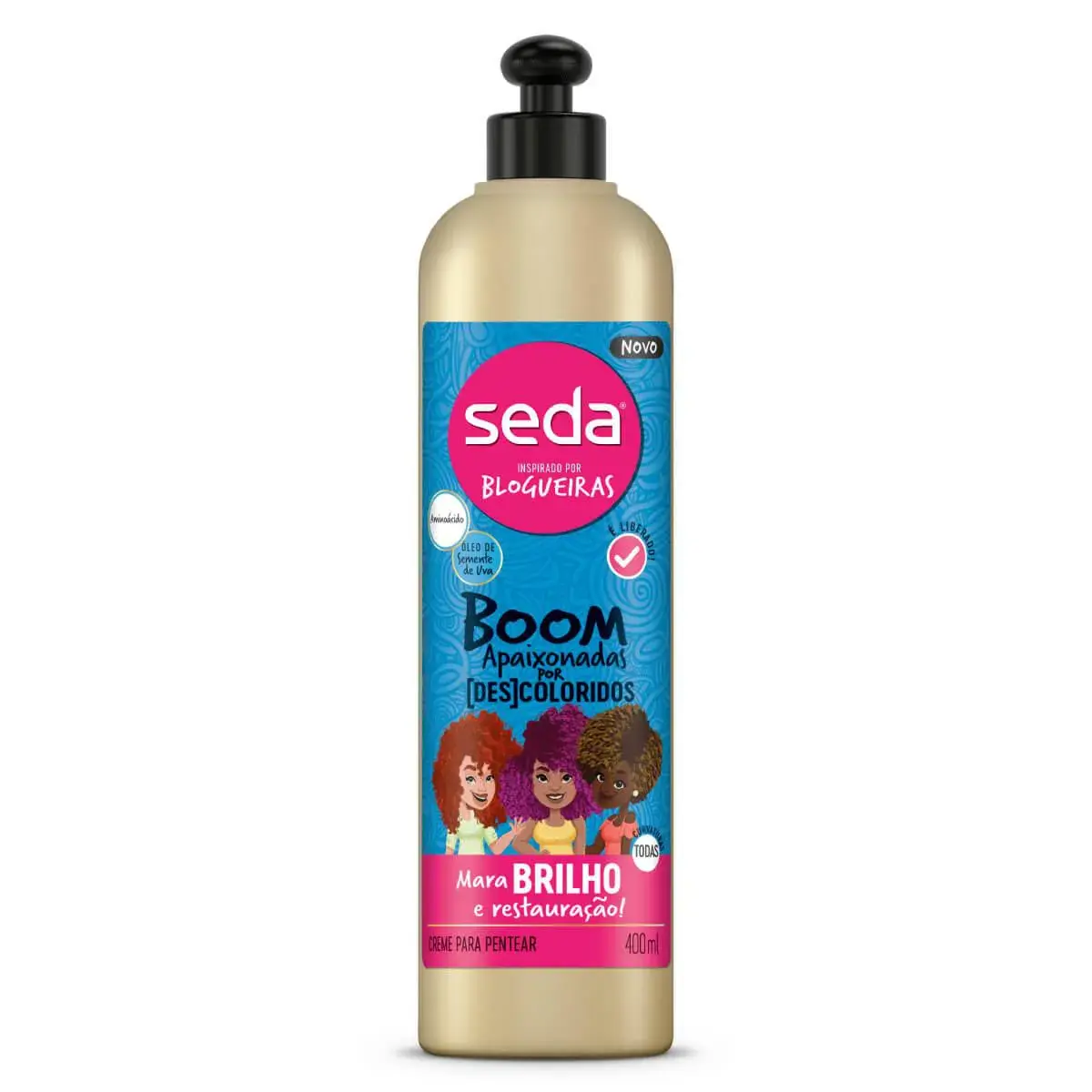 Creme para Pentear Seda Boom Apaixonadas por Descoloridos com 400ml