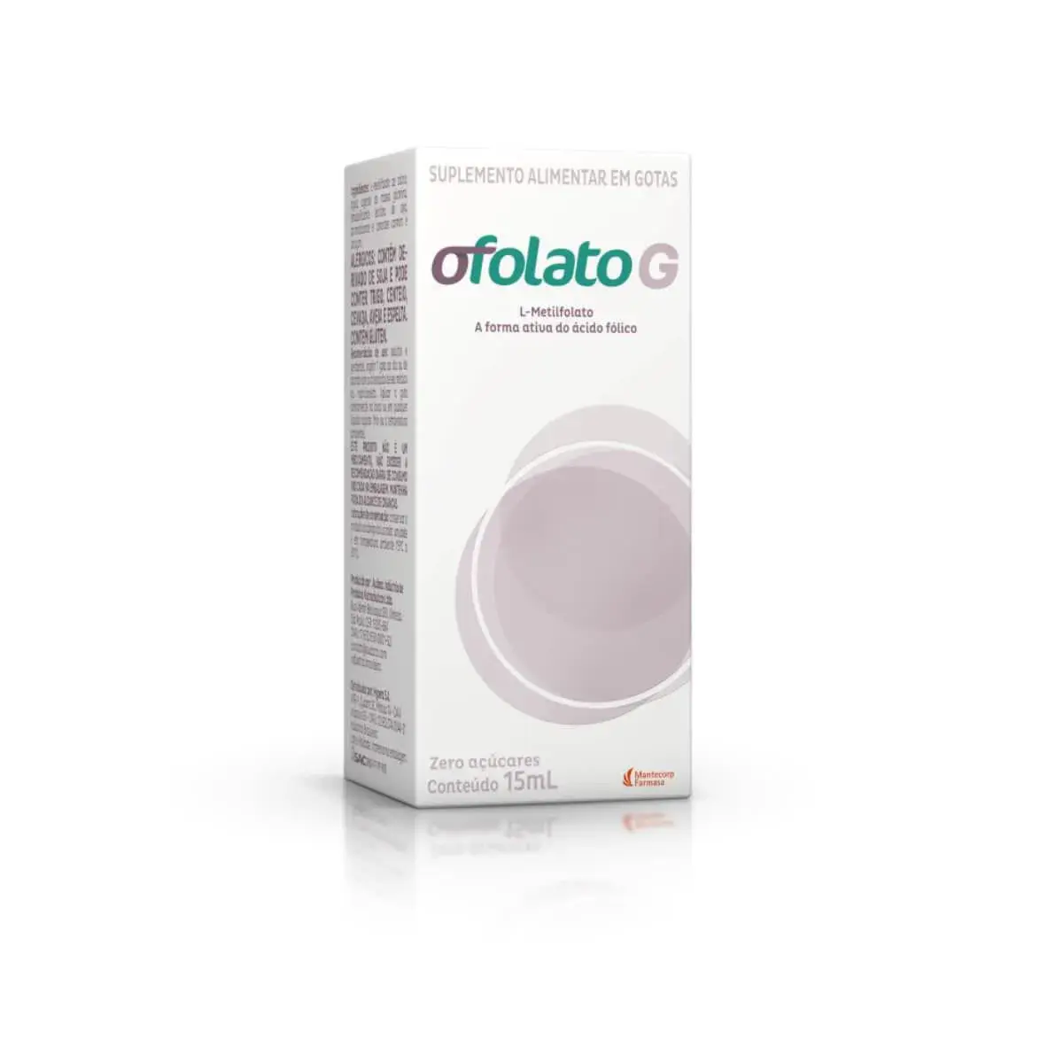 Suplemento Alimentar Ofolato G Sem Açúcar Gotas com 15ml