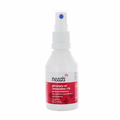 Gliconato de Clorexidina 1% Needs com 60ml