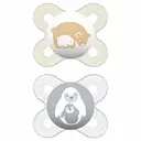 Chupeta MAM Start 0 a 2 Meses Neutra com 2 unidades