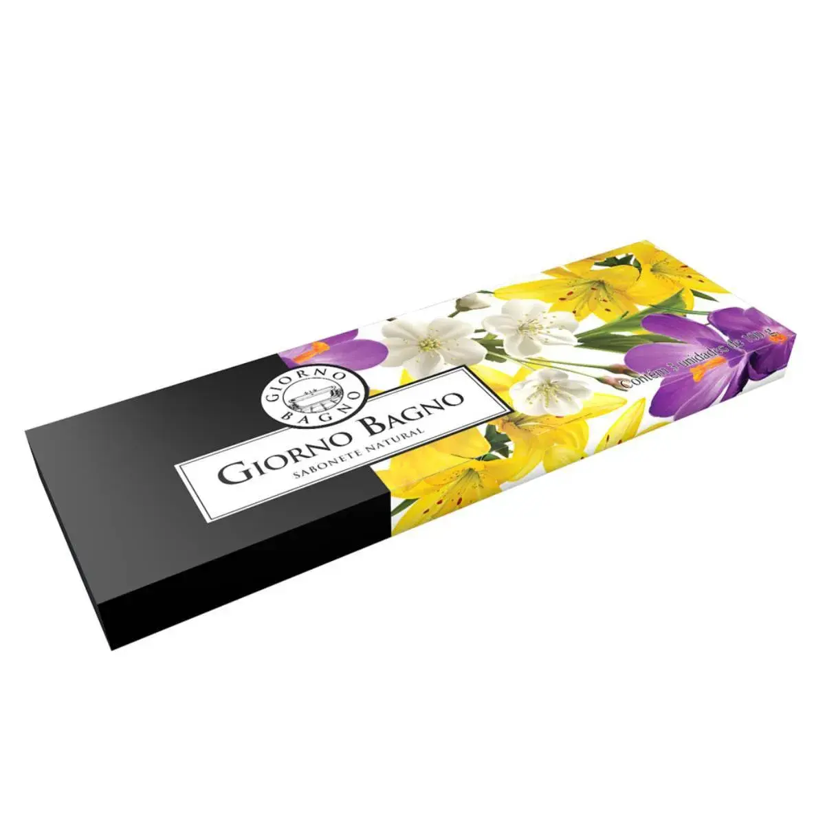 Kit Sabonete Giorno Bogno Color com 3 unidades de 100g cada