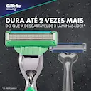 Carga para Aparelho de Barbear Gillette Mach3 Sensitive com 4 unidades