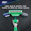 Carga para Aparelho de Barbear Gillette Mach3 Sensitive com 4 unidades