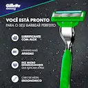 Carga para Aparelho de Barbear Gillette Mach3 Sensitive com 4 unidades