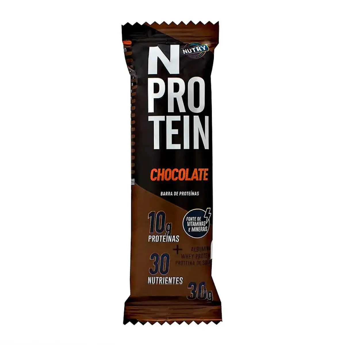 Barra de Proteína Nutry NProtein Sabor Chocolate com 30g