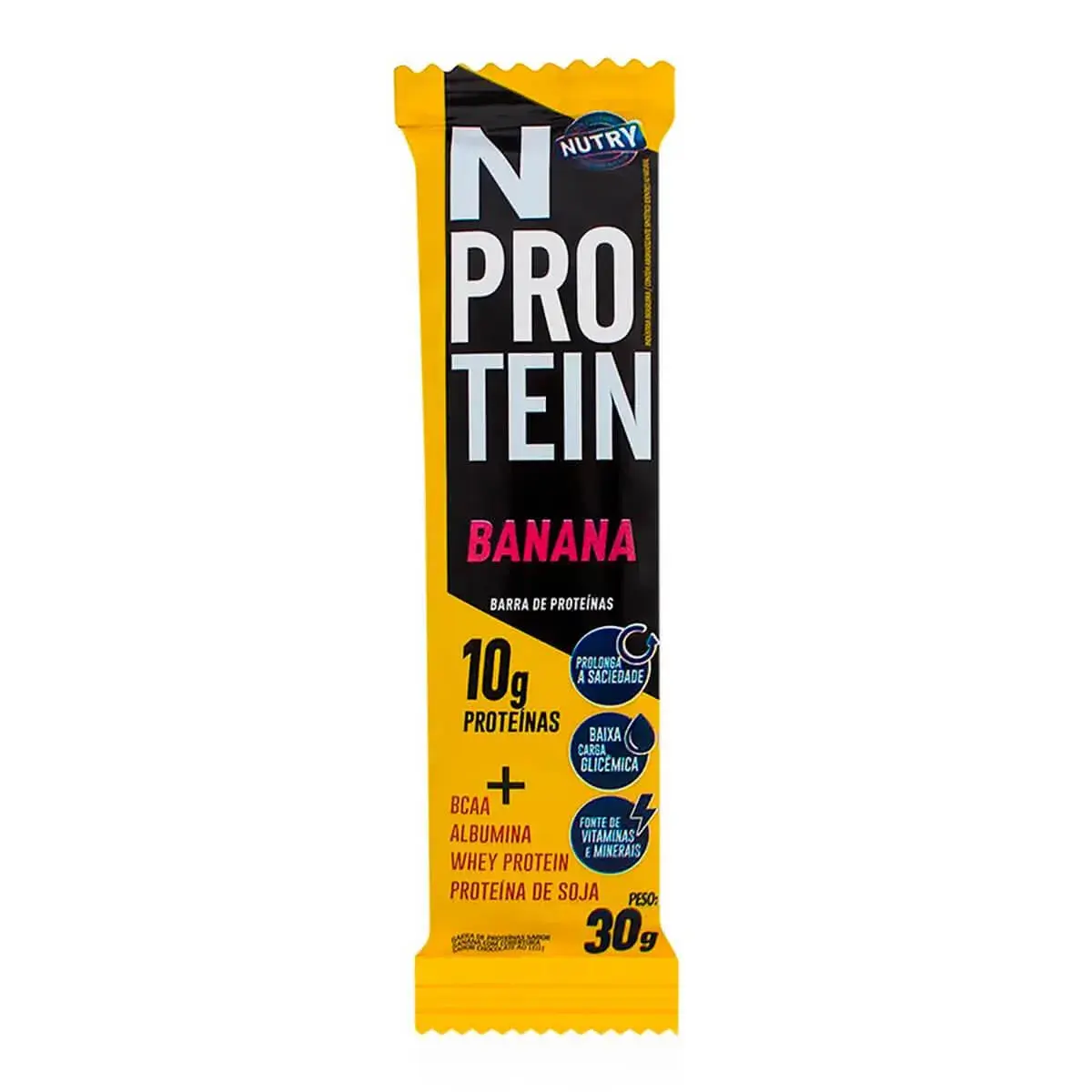 Barra de Proteína Nutry NProtein Sabor Banana com 30g