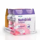 Nutridrink Compact Protein Sabor Morango com 4 unidades de 125ml cada