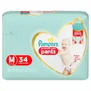 Fralda Pampers Premium Care Pants M - 34 Unidades