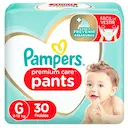 Fralda Pampers Premium Care Pants G - 30 Unidades