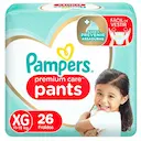 Fralda Pampers Premium Care Pants XG - 26 Unidades
