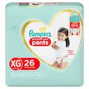 Fralda Pampers Premium Care Pants XG - 26 Unidades