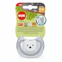 Chupeta NUK Space S1 Silicone Neutral com 1 unidade