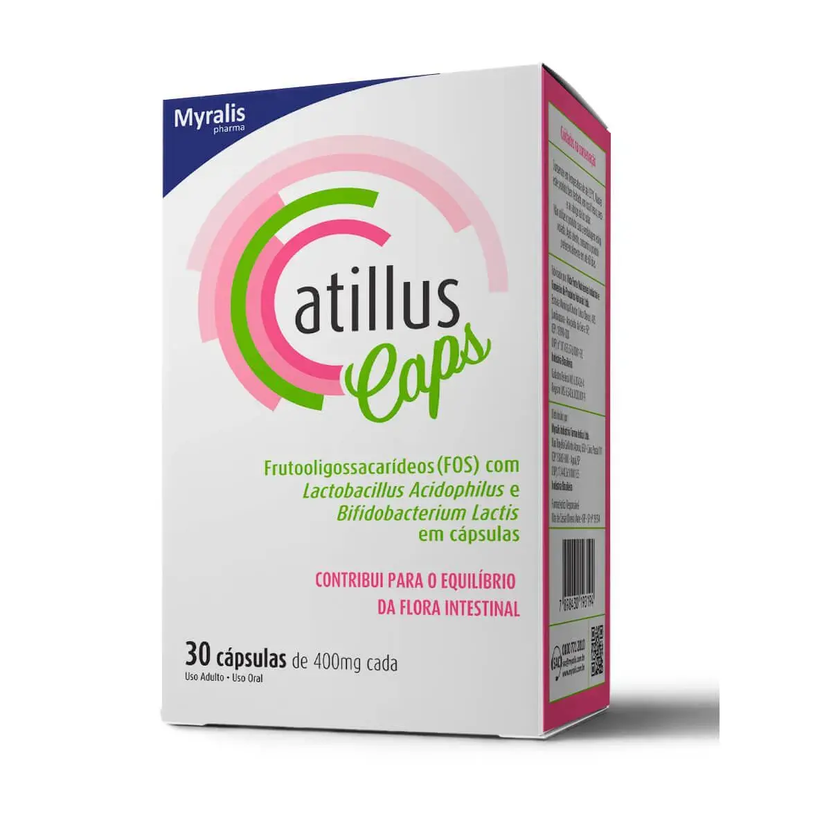 Atillus Caps 400mg com 30 cápsulas