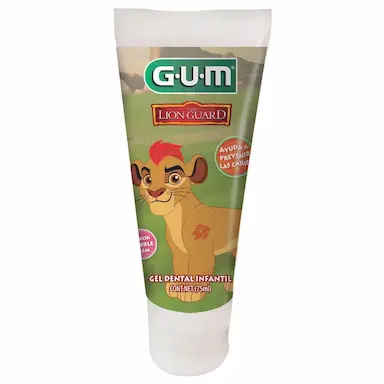 Gel Dental Infantil Gum Guarda do Leão Tutti-Frutti com Flúor com 75ml