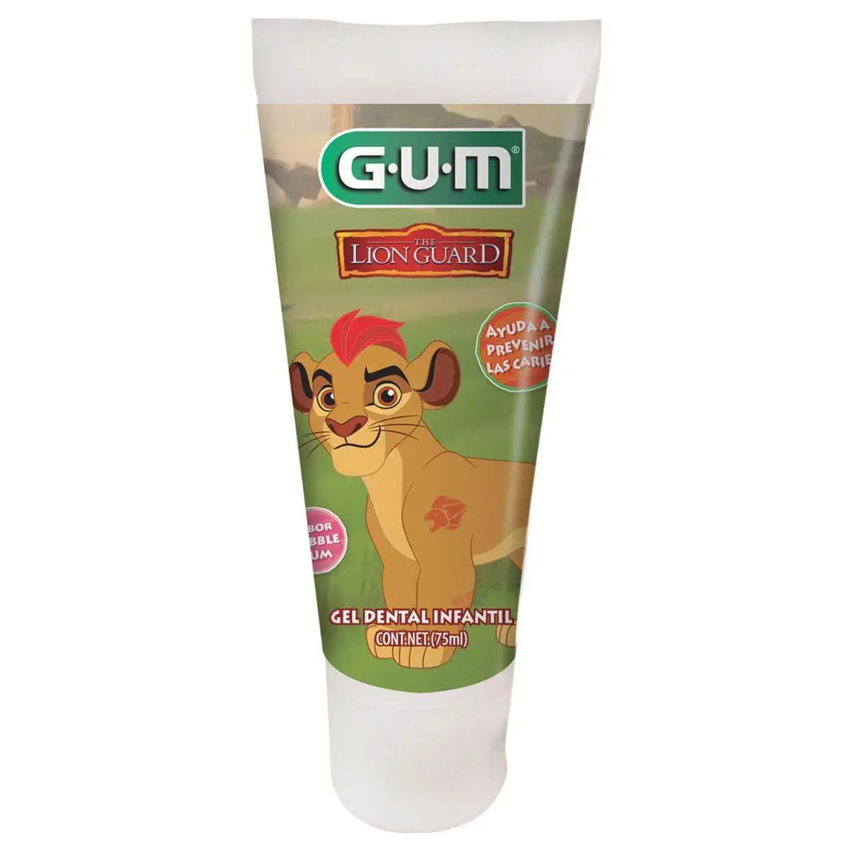 Gel Dental Infantil Gum Guarda do Leão Tutti-Frutti com Flúor com 75ml