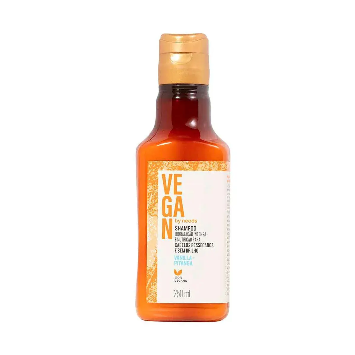 Shampoo Vegan by Needs Cabelos Ressecados Vanilla + Pitanga
