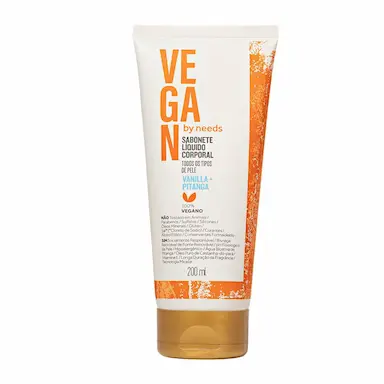 Sabonete Líquido Corporal Vegan by Needs Vanilla + Pitanga