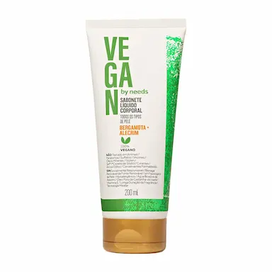 Sabonete Líquido Corporal Vegan by Needs Bergamota + Alecrin