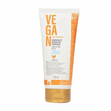 Hidratante Corporal Vegan by Needs Vanilla + Pitanga com 200ml