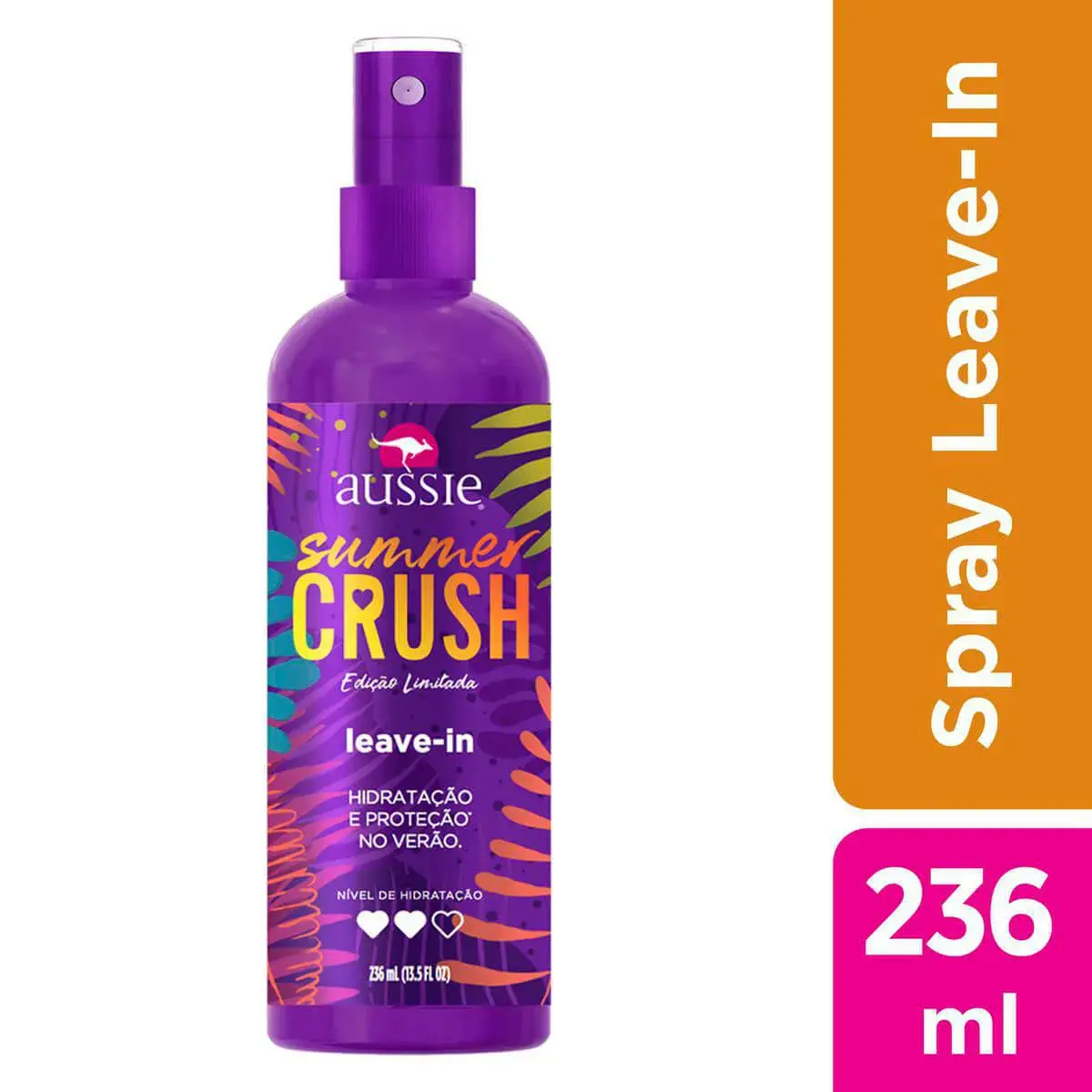 Leave-In Aussie Summer Crush Hidratação e Proteção Spray com 236ml