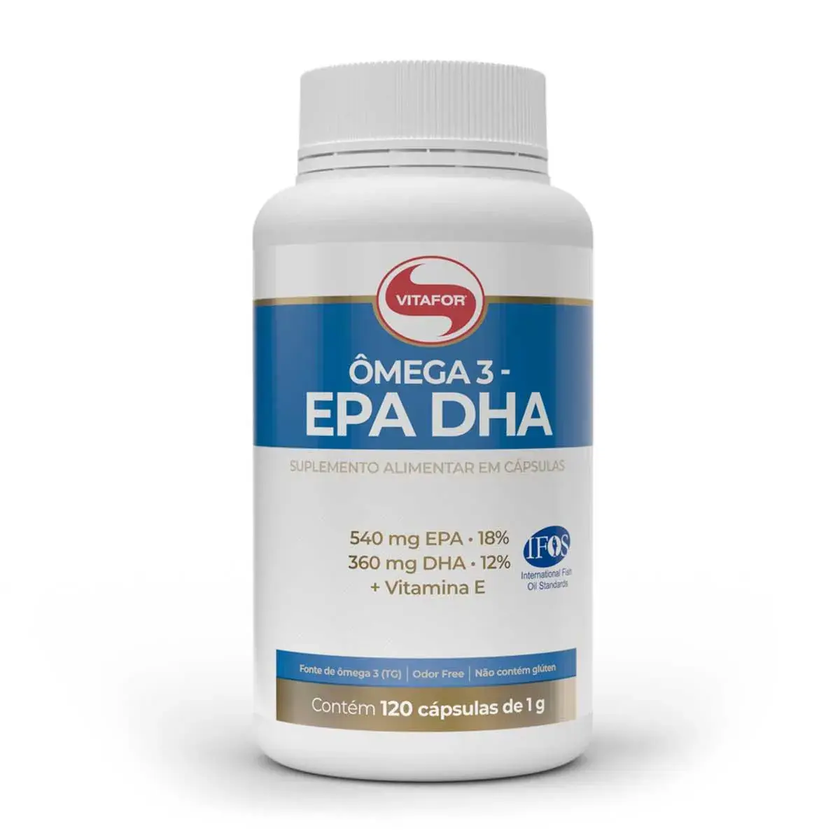 Ômega 3 EPA DHA Vitafor - 120 cápsulas