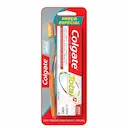 Kit Escova Dental Colgate Slim Soft Advanced + Creme Dental Colgate Total 12 com 90g